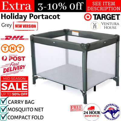 target holiday portacot