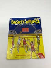 Juego portátil de baloncesto vintage de rebote de canasta 1970
