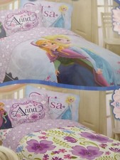 4 pc Disney Frozen Twin Reversible Comforter  Sheet Set NIP