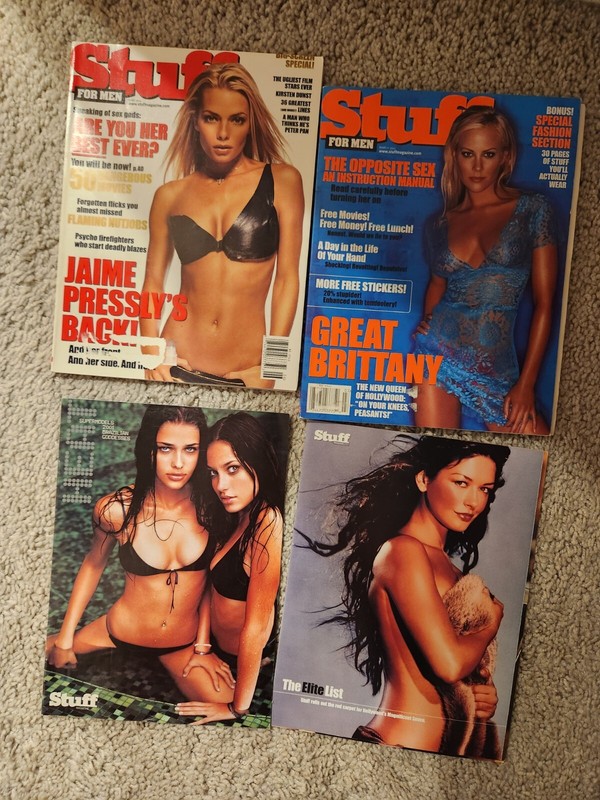 Stuff magazine March 2001 & June 2001 with supplements