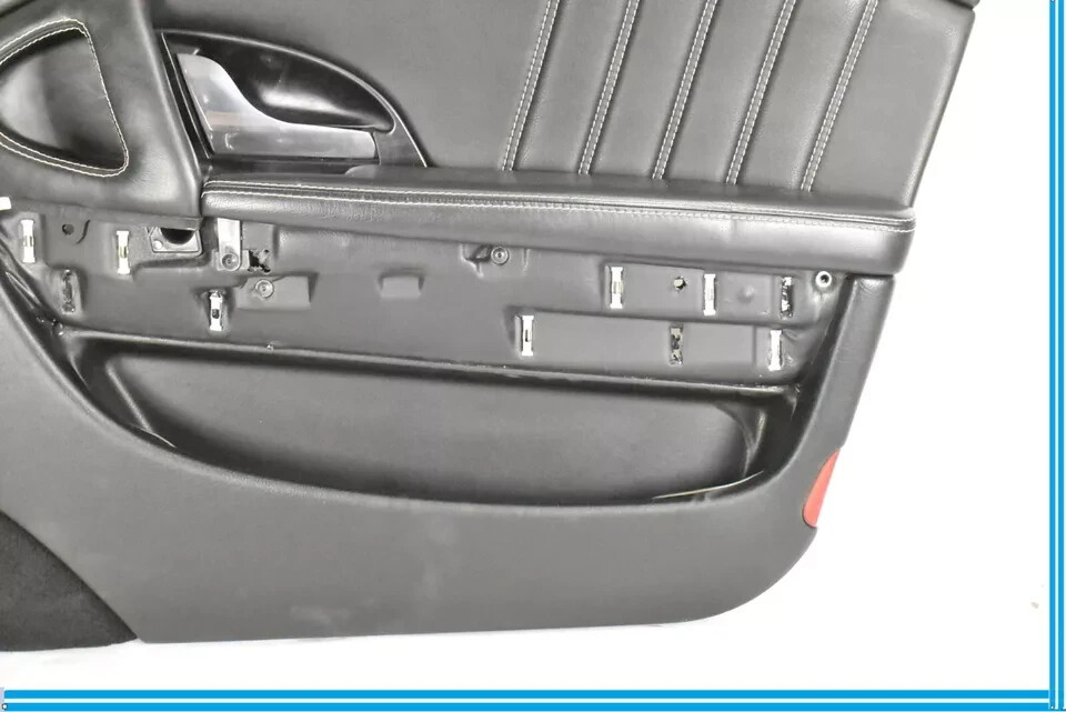 03-13 Maserati Quattroporte M139 Front Right Side Interior Door Panel Black OEM