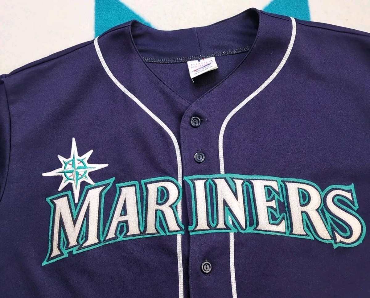2001 MLB All Star Game Seattle Mariners Stitched Jersey Blank USA