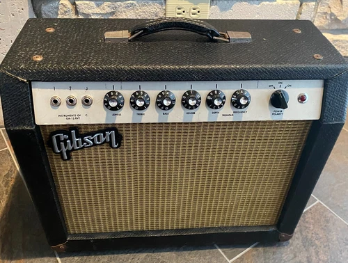 Gibson GA-15RVT Explorer 12-Watt 1x10" Guitar Combo  1967 - Black