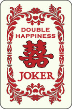 Mah Jongg Jong Mahjong 10 Joker Stickers Happiness - Set #066b  **Free Shipping*