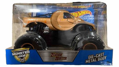 Hot Wheels Monster Jam Zombie Hunter Die-cast 1:24 Scale 25 Anniversary