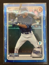 2020 Bowman Draft 1st Edition #BD-136 Blue #/150 Alika Williams  Rays