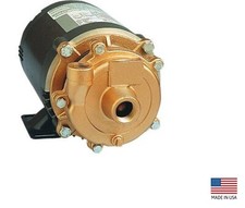 CENTRIFUGAL PUMP Bronze - 3/4" In - 1/2" Out - 1/2 Hp - 115/230V/1P - 38 GPM