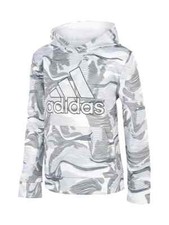 Adidas Original Kids Little Boys Warp Camo All Over Print Pullover Hood Size XL
