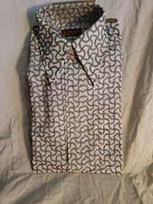 Mens 70s Polyester Abstract Disco Shirt NIP 14.5