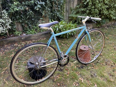 Bicycle Bici Da Pista Vintage Bici Vintage Celeste Bianchi Pista