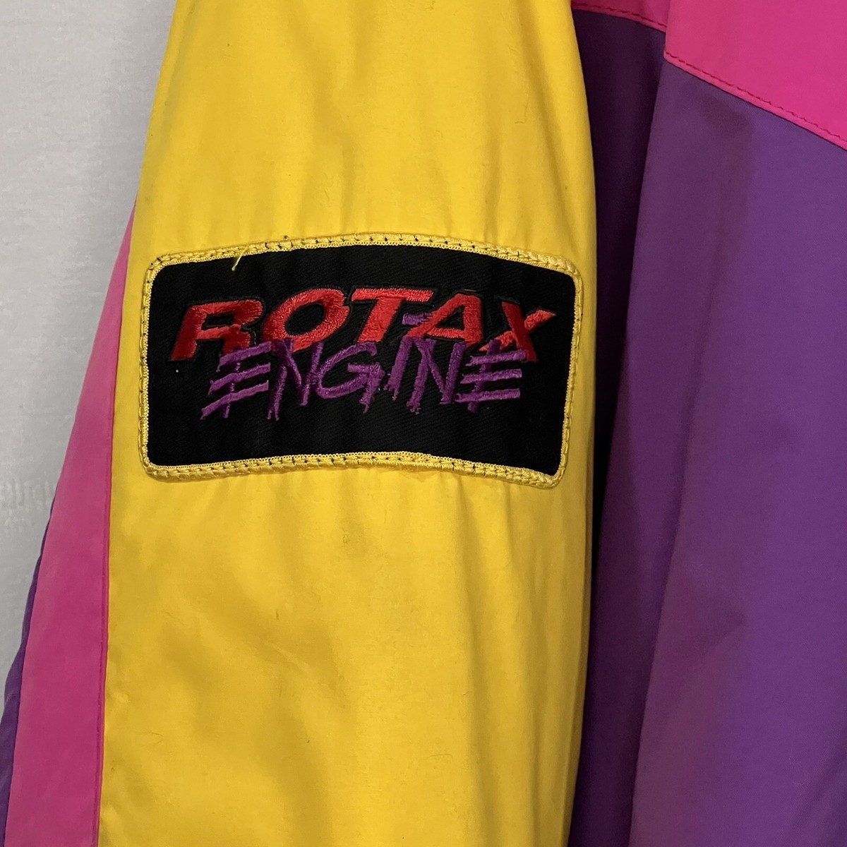 Vintage 90s Ski-Doo Bombardier Coat Jacket Size L Snowmobile ROTAX