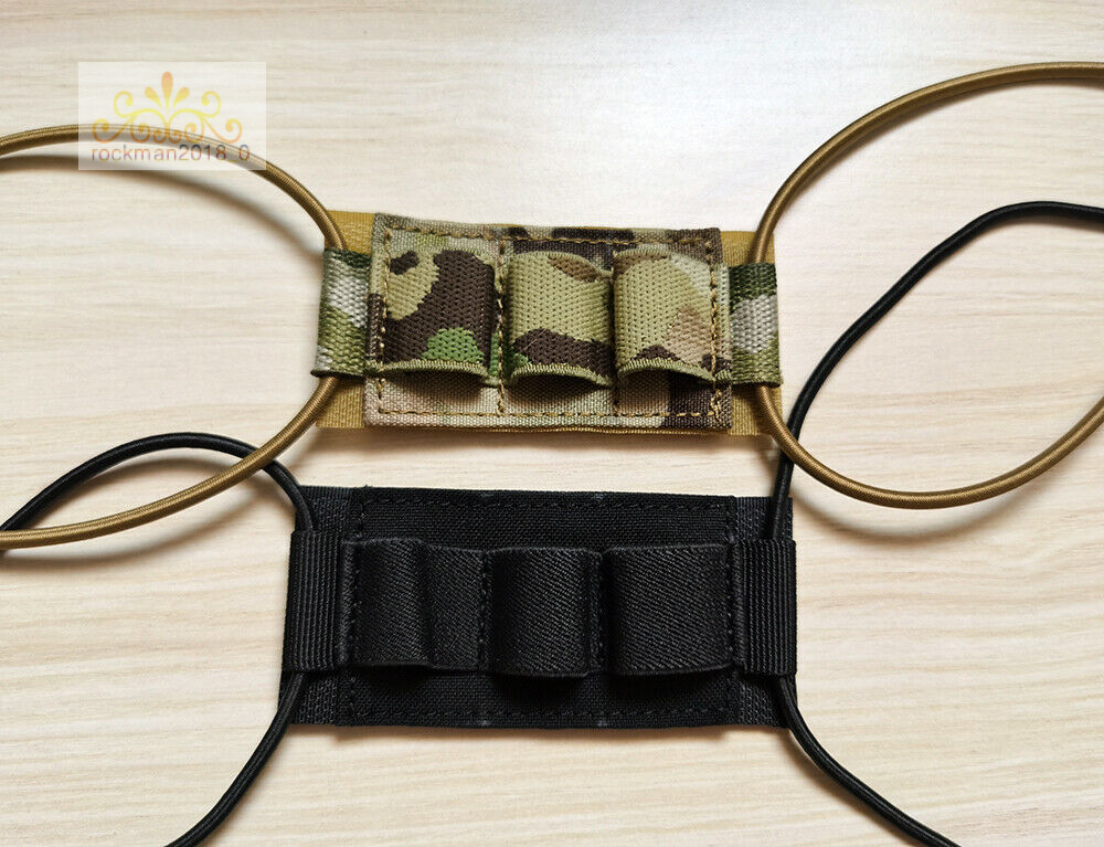 Helmet NVG Lanyard Fixed Strap Hook Loop Elastic Battery Holder