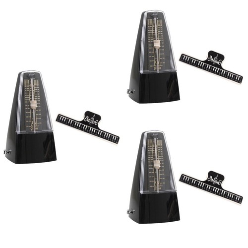 3 Sets Metronom Piano-Metronom Standard Universelles Mechanisches - Afbeelding 8 van 12