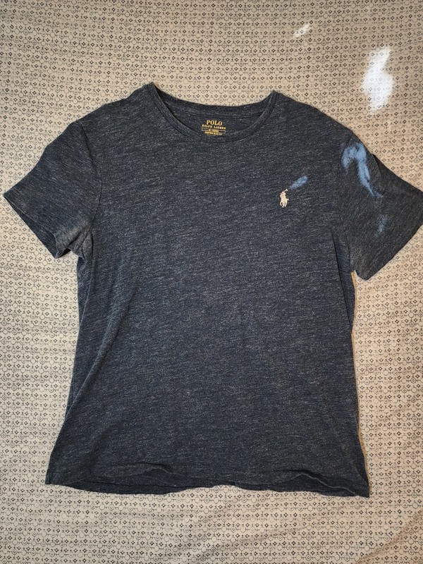 Polo Ralph Lauren Custom Slim Fit Short Sleeve Crew Neck T-Shirt M Gray