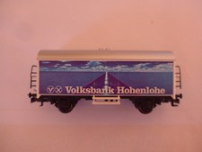 Märklin HO Werbewagen Volksbank Hohenlohe