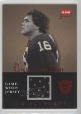 2004 Fleer Greats The Glory of their Time Red Jerseys Jim Plunkett #GT-JP a8r