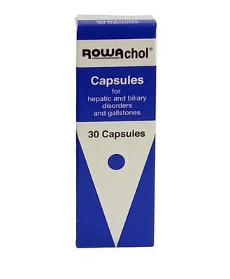 Rowachol Helps to dissolve and prevent Gallstones formation (30 capsules)