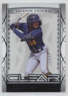 2023 Leaf Trinity Clear Silver 17/49 Jackson Chourio #C-13 o7m
