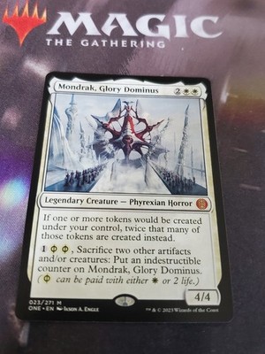 Mtg. Mondrak, Glory Dominus. Phyrexia: All Will Be One. Pack Fresh 