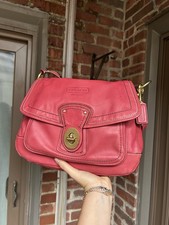 Borsa a tracolla Coach vintage 65° anniversario stile Allie f12854 y2k pelle rosa