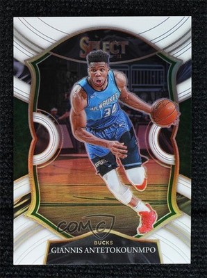 2020-21 Panini Select Concourse White Prizm 53/149 Giannis Antetokounmpo #54 hs9