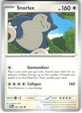 Snorlax 063/088 Perfect Order ME03 NM Pokemon Card TCG