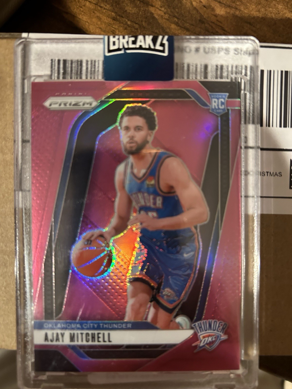2024-25 Panini Prizm - Ajay Mitchell #226 Pink Prizm /249 (RC)