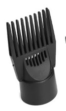Black Hair Dryer Comb Attachment for Straightening and Detangling -