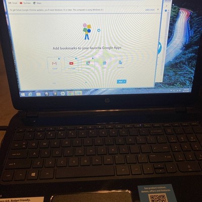 HP Notebook 15-r011dx Laptop 15'' Intel Pentium CPU N3520 @2.16ghz
