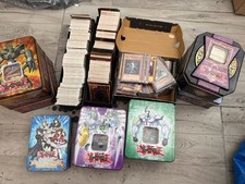 YU-GI-OH Cards Bulk Lot 2500 Collection W/ Tins, Holos, Rares, Vintage/Modern