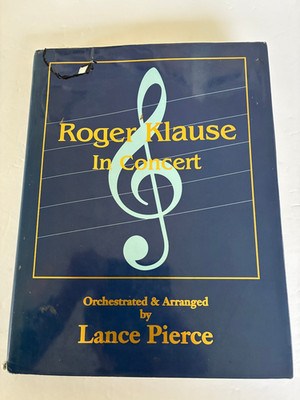 Roger Klause In Concert Magic Book 1st Ed-Stage Trick Illusion-Coins-Cards-Balls
