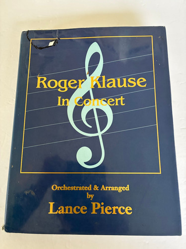 Roger Klause In Concert Magic Book 1st Ed-Stage Trick Illusion-Coins-Cards-Balls