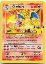 Charizard - 4/102 Celebrations 25th Classic Collection Holo Rare Pokemon - NM/LP