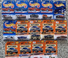 Lot Of 14 Diff 1997 1999 2000 Matchbox Hot Wheels 1/64 Diecast Cars Mint