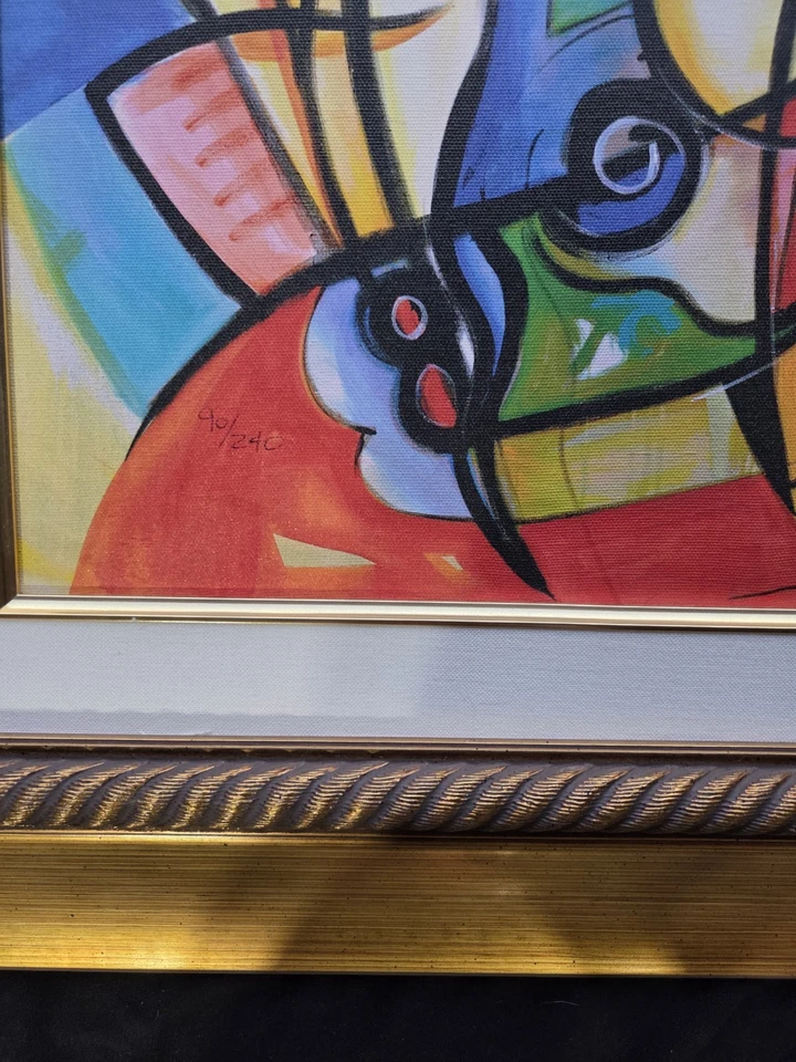 Jazz Themed Colorful Painting - Image 3 of 4