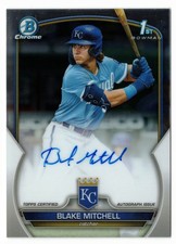 2023 Bowman Draft Blake Mitchell #CDA-BMI Chrome Prospect Autographs