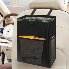 Waterproof Car Trash Can Garbage Waste Bin Bag Organizer Vehicle Travel Portable