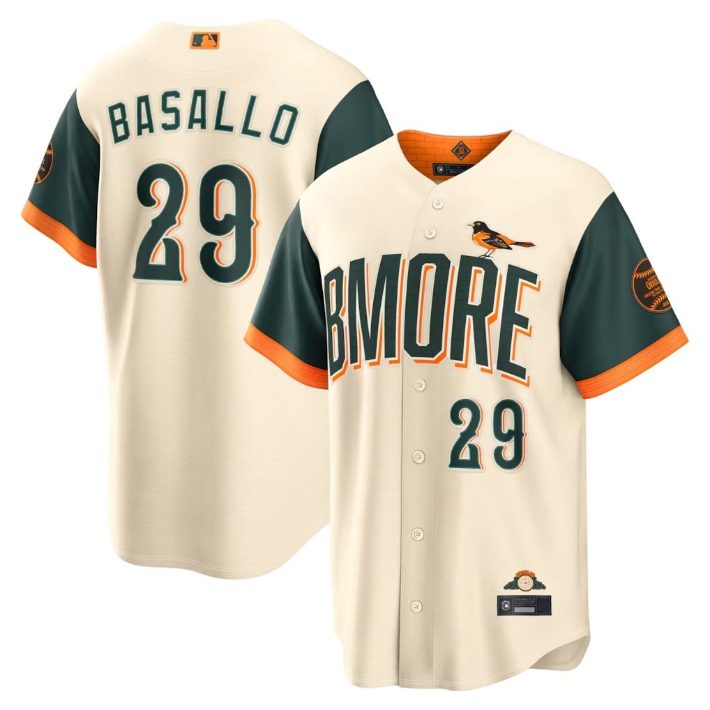 Men's Orioles Cream 2026 City Connect Stadium All Stitched