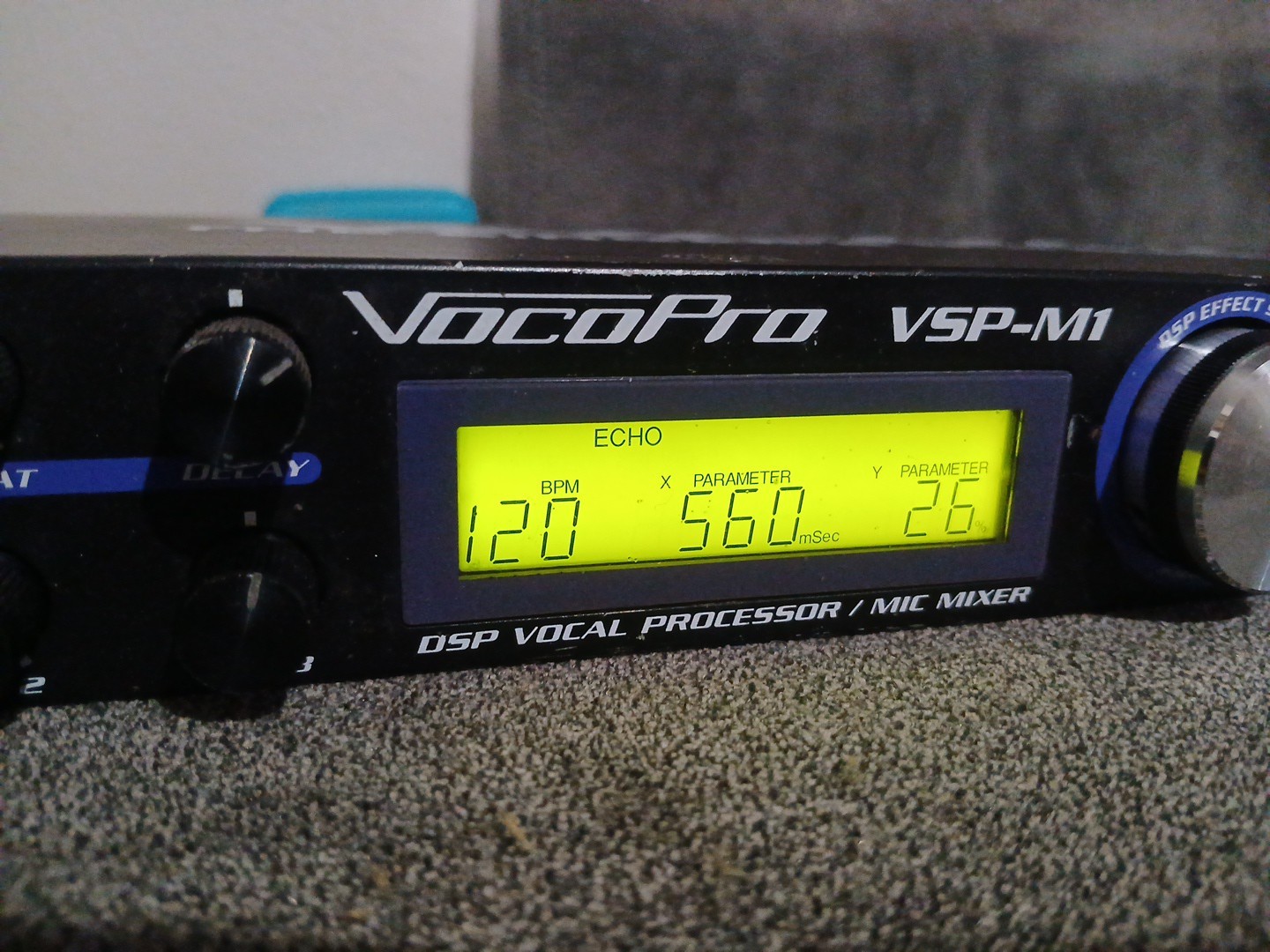 VocoPro VSP-M1 Multi-Effect Digital Signal Processor/Mixer ~ TESTED RARE 