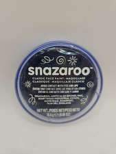 Snazaroo Sparkle Face and Body Paint, 18.8g 0.66-oz Pot, Dark Blue