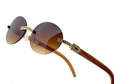 Diamond buffs sunglasses men's women's LUXURY glasses retro Gold buff's vvs Ice