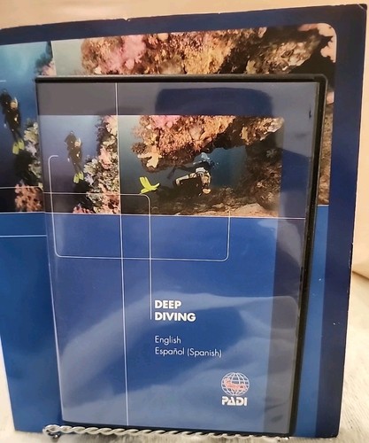 PADI Deep Diver Manual 79300 + Deep Diving DVD In English Espanol 70842MUL - Picture 2 of 15