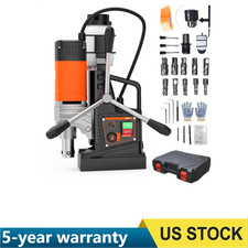 Mag Drill Press, 1750W 2" Boring Diameter, 2922Lbf Power Portable Magnetic Drill