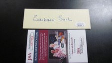 Barbara Bush signed Book Mark JSA Certified First Lady