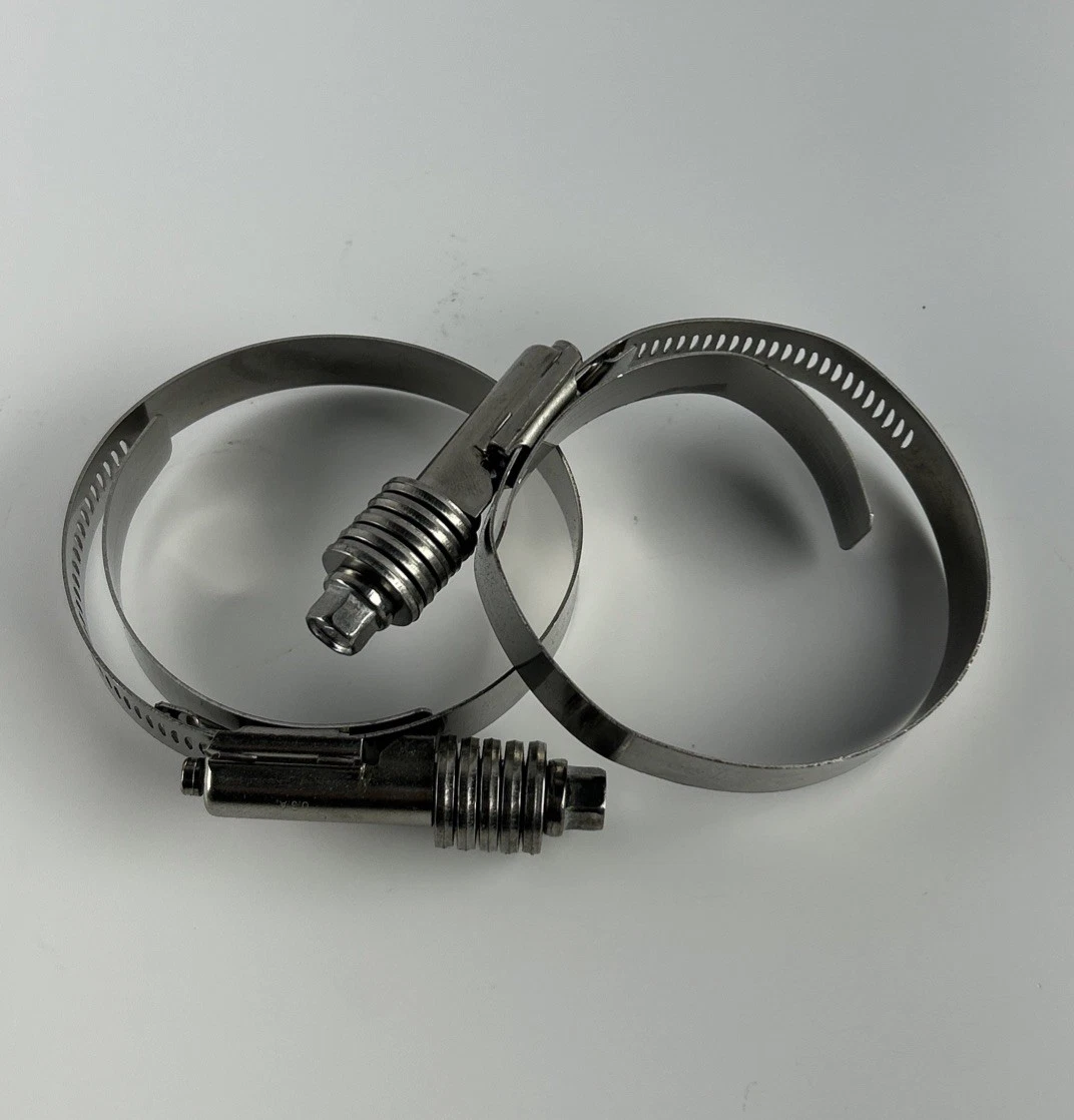 2x John Deere AH170895 OEM Stainless Steel Hose Clamp Band Clamp photo 1