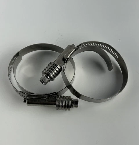 2x John Deere AH170895 OEM Stainless Steel Hose Clamp Band Clamp