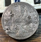 1876-S Trade Dollar Original VF Details Heavily Chopmarked CHRC
