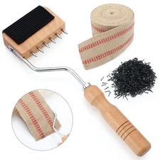 Upholstery Tool Set-3.5" Burlap Jute Webbing Tape 10 Yards Webbing Stretcher ...