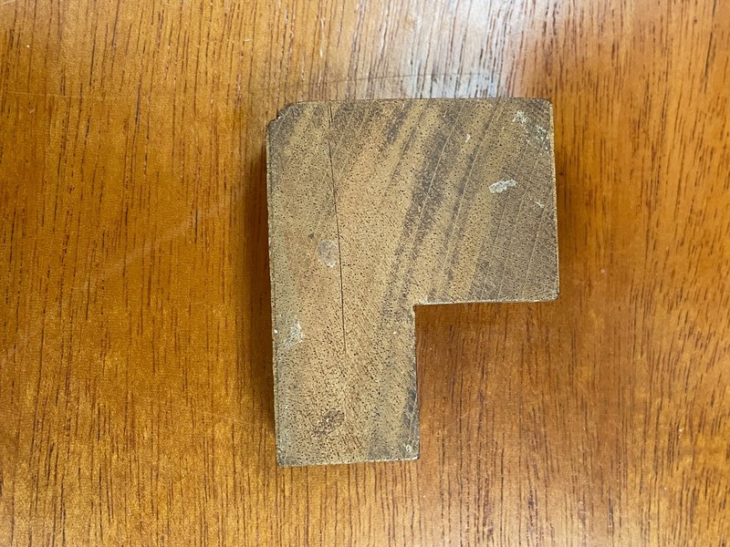 Wood corner deck porch or counter Vintage New for miniature dollhouse 1" scale ?