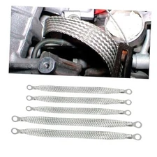 Automotive Ground Strap Kit, 3PCS 10"×1/2" & 2PCS 13"×1/2" Auto Engine Ground 